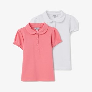 2 PACK WITH ROUNDED COLLAR - Polo shirt - pink white 2 PACK WITH ROUNDED COLLAR - Polo shirt - pink white