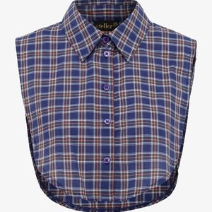 BLUSENKRAGEN - Other accessories - blue red checkered BLUSENKRAGEN - Other accessories - blue red checkered