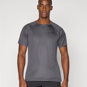FEISTY HEXAGON - Print T-shirt - titanium FEISTY HEXAGON - Print T-shirt - titanium