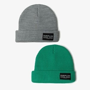 2 PACK - Beanie - green grey 2 PACK - Beanie - green grey