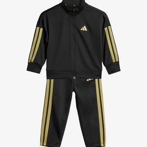 ESSENTIALS CLIMACOOL TRACKSUIT INFANT SET UNISEX - Tracksuit - black   gold metallic ESSENTIALS CLIMACOOL TRACKSUIT INFANT SET UNISEX - Tracksuit - black   gold metallic