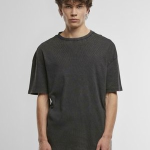 WASHED TEE - Basic T-shirt - black WASHED TEE - Basic T-shirt - black