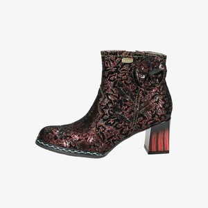 Cowboy/biker ankle boot - grenat Cowboy/biker ankle boot - grenat
