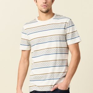 KURZEN ÄRMELN - Print T-shirt - beige KURZEN ÄRMELN - Print T-shirt - beige