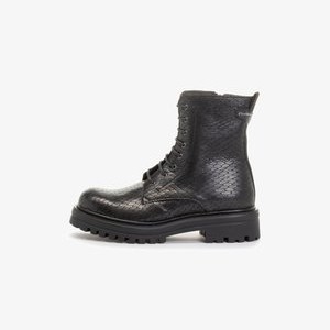WONKI - Platform ankle boots - blackcombi WONKI - Platform ankle boots - blackcombi
