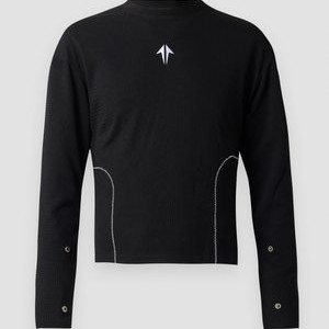 UNISEX FUSION - Long sleeved top - black UNISEX FUSION - Long sleeved top - black