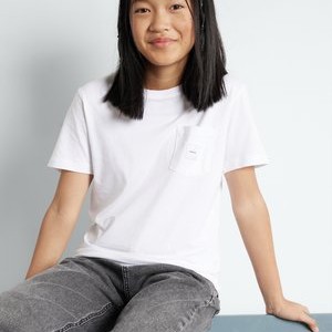 POCKET UNISEX - Basic T-shirt - white POCKET UNISEX - Basic T-shirt - white