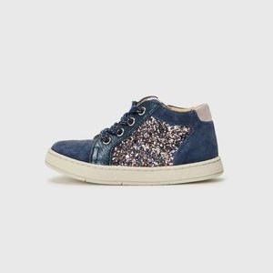 MOUSSE ZIP TOP UNISEX - High-top trainers - navy/multi-coloured/pink MOUSSE ZIP TOP UNISEX - High-top trainers - navy/multi-coloured/pink