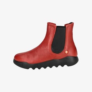 Classic ankle boots - red w black elastic Classic ankle boots - red w black elastic