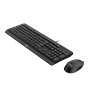 Клавиатура и мышь Philips SPT6207BL/16 Испанская Qwerty Чёрный