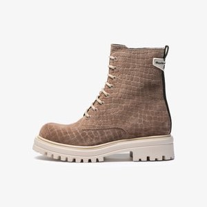 WONKI - Platform ankle boots - taupe WONKI - Platform ankle boots - taupe