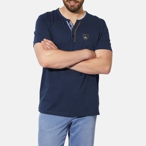 EARL LUDUVON - Basic T-shirt - dunkelblau EARL LUDUVON - Basic T-shirt - dunkelblau
