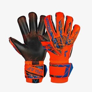 Goalkeeping gloves - orng blue blck Goalkeeping gloves - orng blue blck