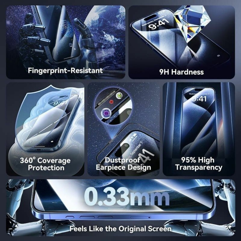 Защита для экрана из каленого стекла для телефона Vention KUPTCA-10 iPhone 16