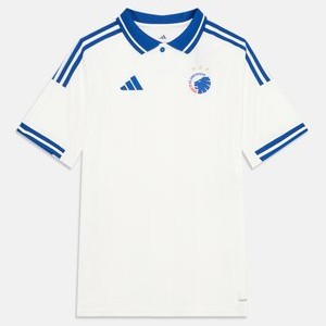 FC COPENHAGEN 2025/2026 HOME KIDS UNISEX - Polo shirt - white/team royal blue FC COPENHAGEN 2025/2026 HOME KIDS UNISEX - Polo shirt - white/team royal blue