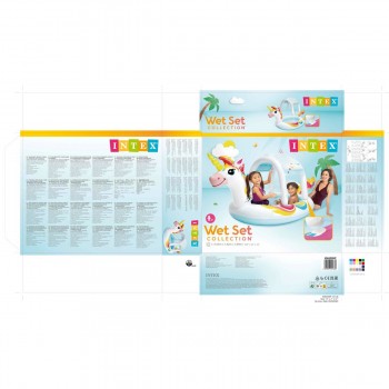 Детские надувное кресло Intex Единорог 254 x 132 x 109 cm (254 x 132 x 109  cm)