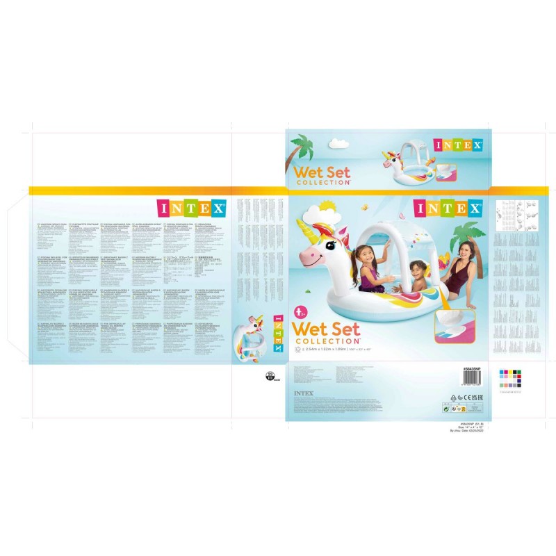 Детские надувное кресло Intex Единорог 254 x 132 x 109 cm (254 x 132 x 109  cm)