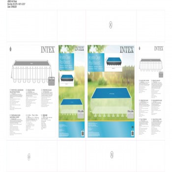 Покрытия для бассейнов Intex 28018 Прямоугольный Солнечный 975 x 488 cm