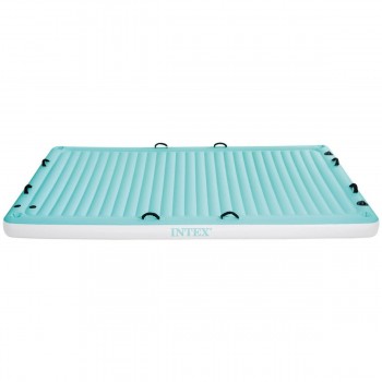 Надувной круг Intex Одеяло Белый бирюзовый 310 x 18 x 183 cm