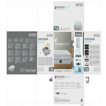 Надувная кровать Intex Queen Supreme Air-Flow Fiber-Tech 152 x 50,1 x 203 cm