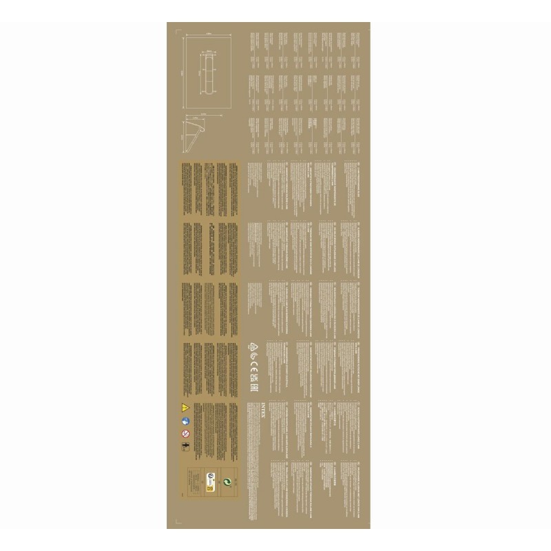 Горка для бассейна Intex 84 x 147 x 251 cm