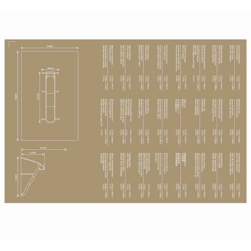Горка для бассейна Intex 84 x 147 x 251 cm