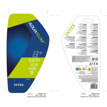 Очки для плавания Intex Free Style Sport Молодженый 3