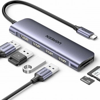 Кабель USB—Lightning Ugreen 20956A Серебристый