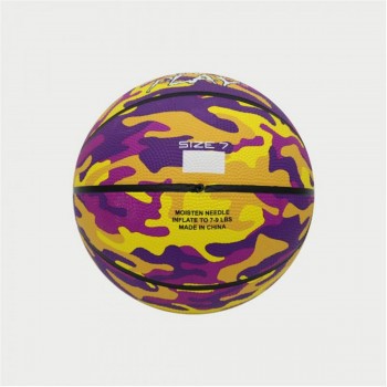 Баскетбольный мяч Peak Peak Camo Ball Жёлтый Фиолетовый (Размер 5)