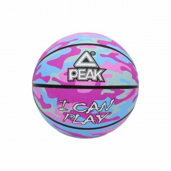 Баскетбольный мяч Peak Peak Camo Ball Синий Светло Pозовый (Размер 5)
