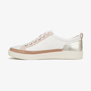 WINNY - Trainers - white gold metallic leather WINNY - Trainers - white gold metallic leather