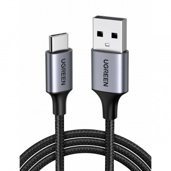 Кабель USB—Lightning Ugreen 60126 Чёрный Серый 1 m
