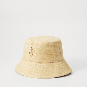 MONOGRAM EMBELLISHED BUCKET HAT - Hat - beige MONOGRAM EMBELLISHED BUCKET HAT - Hat - beige