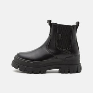 ASPHA CHELSEA WARM - Platform ankle boots - black ASPHA CHELSEA WARM - Platform ankle boots - black