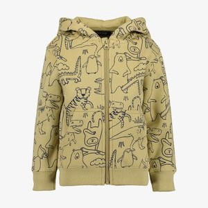 Zip-up sweatshirt - oliv