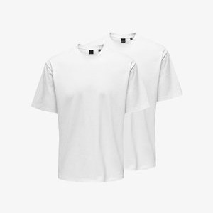 2ER PACK FRED - Basic T-shirt - weiß