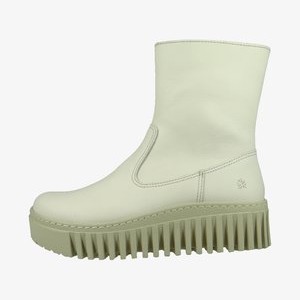 ELEGANTE BRIGHTON GRASS WAXED - Platform ankle boots - cream ELEGANTE BRIGHTON GRASS WAXED - Platform ankle boots - cream