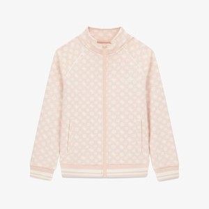 Zip-up sweatshirt - mehrfarbe rose Zip-up sweatshirt - mehrfarbe rose