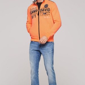 Zip-up sweatshirt - speed orange Zip-up sweatshirt - speed orange