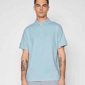 TEXTURED PRINTED - Polo shirt - aquifer TEXTURED PRINTED - Polo shirt - aquifer