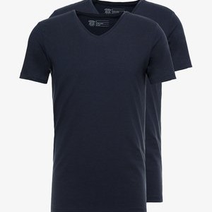 2 PACK - Basic T-shirt - deep navy 2 PACK - Basic T-shirt - deep navy