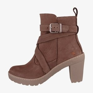 Cowboy/biker ankle boot - taupe Cowboy/biker ankle boot - taupe