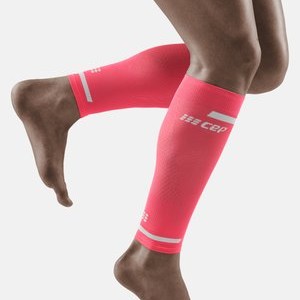 THE RUN COMPRESSION CALF SLEEVES MEN - MADE IN GERMANY - Bandages - pink THE RUN COMPRESSION CALF SLEEVES MEN - MADE IN GERMANY - Bandages - pink
