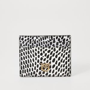 CARD HOLDER SIMPLY - Wallet - white/black/antique gold-coloured CARD HOLDER SIMPLY - Wallet - white/black/antique gold-coloured