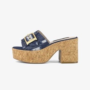 Heeled mules - denim Heeled mules - denim