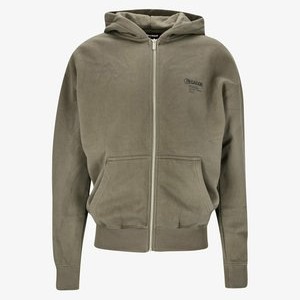 Zip-up sweatshirt - washed faded olive grün oliv Zip-up sweatshirt - washed faded olive grün oliv
