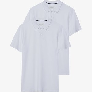 2 PACK - Polo shirt - white 2 PACK - Polo shirt - white
