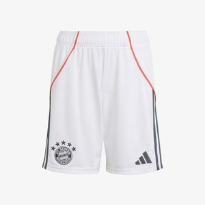 FC BAYERN 25/26 AWAY SHORTS UNISEX KIDS - Sports shorts - white FC BAYERN 25/26 AWAY SHORTS UNISEX KIDS - Sports shorts - white
