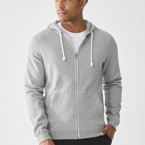 Zip-up sweatshirt - mottled grey Zip-up sweatshirt - mottled grey