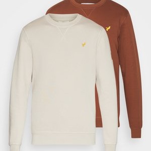 2 PACK - Sweatshirt - tan/brown 2 PACK - Sweatshirt - tan/brown